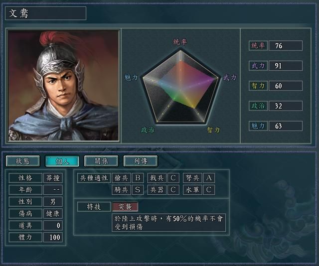 三国志11全特技测评合集03（突袭特技触发条件及评级一览）