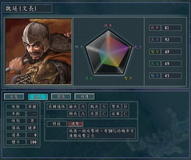 三国志11全特技测评合集02（扫讨特技触发条件及评级一览）
