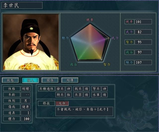 三国志11血色衣冠五维最高武将是谁（五维值排名TOP10武将）