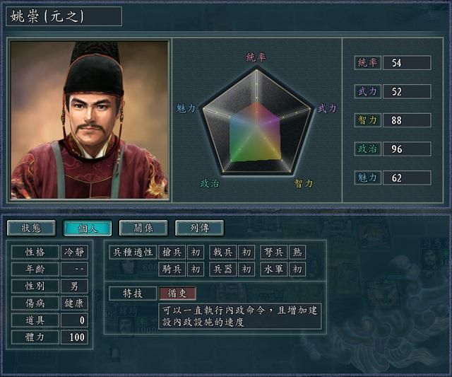 三国志11修改器sire2.0d全特技评测6（循吏特技调整内容）