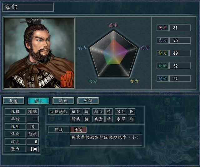 三国志11修改器sire2.0d全特技评测2（拱戍特技调整内容）