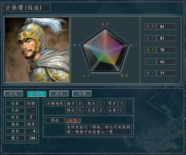三国志11全特技测评合集05（白马特技触发条件及评级一览）