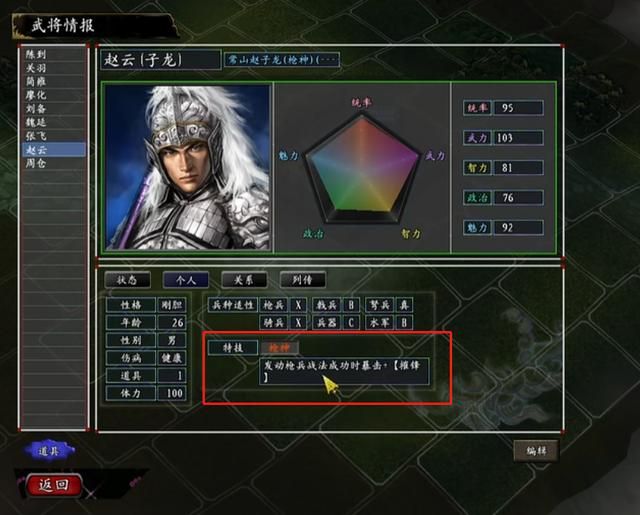 三国志11哪位武将名气很大实力却一般？备受争议的武将赵云介绍