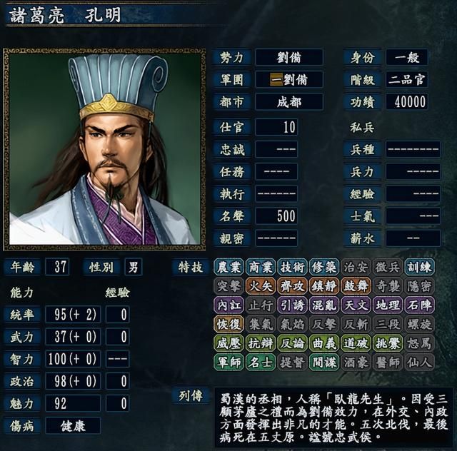 三国志10中这些人竟然也算军师？让人出乎意料的十个军师一览