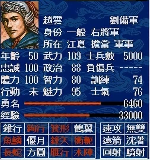 三国志5哪些武将值得培养（三国志5简单好用将领TOP10）