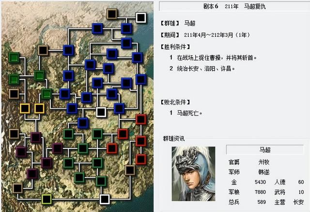 三国志6马超复仇该怎么打（三国志6全剧本图文攻略马超复仇篇）
