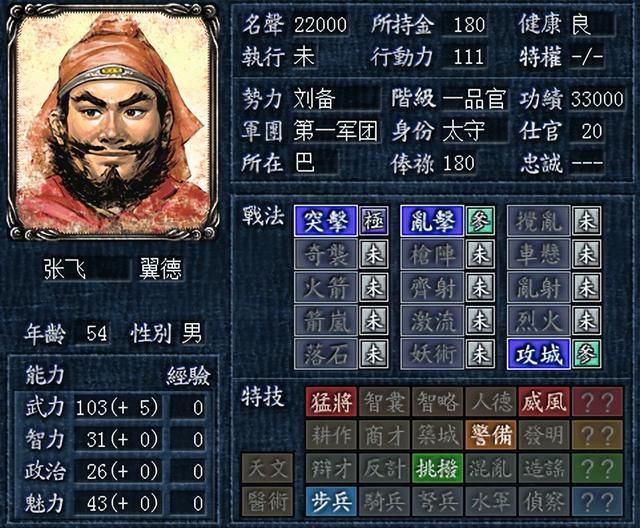 三国志8蜀国五虎上将都是何时登场的（五虎上将优缺点详解）