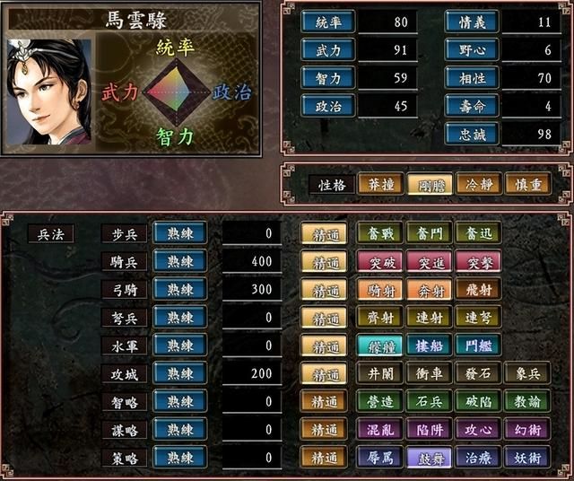 三国志9中最强的女将领有谁（五大最强女性武将详细介绍）