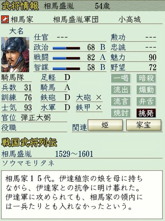 信长之野望6哪些将领骑兵等级最高（盘点骑兵技能A或以上的武将）
