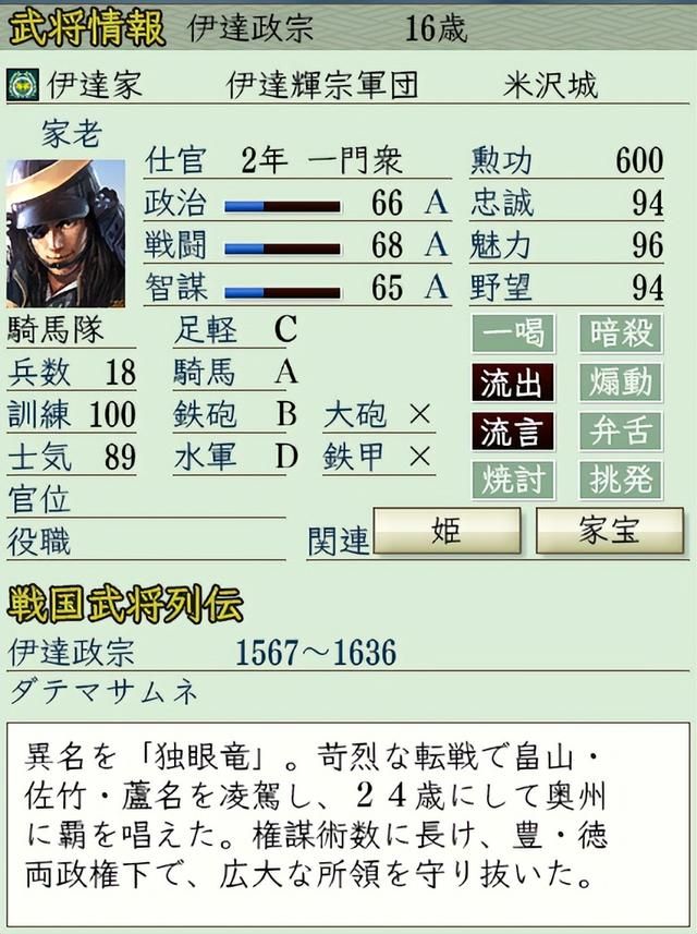 信长之野望6哪些将领骑兵等级最高（盘点骑兵技能A或以上的武将）
