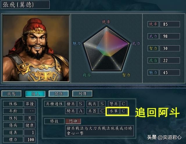 三国志11哪些武将的兵种适性设定有问题（不符武将表现的六个兵种设定）