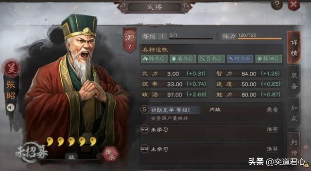 帝王之路张昭英雄怎么样（张昭属性战法英雄羁绊介绍）