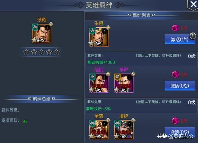 帝王之路张昭英雄怎么样（张昭属性战法英雄羁绊介绍）