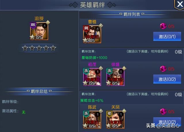 帝王之路沮授英雄怎么样（沮授属性战法英雄羁绊介绍）