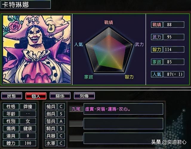 三国志11漫舞春秋黑胡子阵营有哪些武将（黑胡子蒂奇全武将一览）
