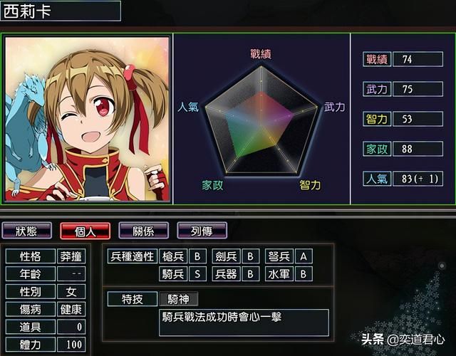 三国志11漫舞春秋亚丝娜阵营有哪些武将（漫舞春秋亚丝娜全武将一览）