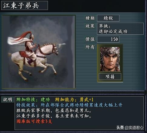 风林火山春秋秦汉有哪些特殊兵种（春秋秦汉九大特色兵种一览）
