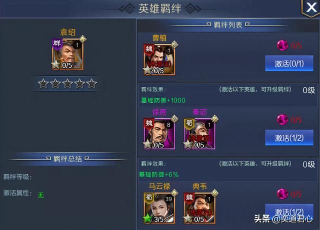 帝王之路袁绍英雄怎么样（袁绍属性战法英雄羁绊介绍）