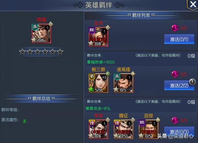 帝王之路周瑜英雄怎么样（周瑜属性战法英雄羁绊介绍）