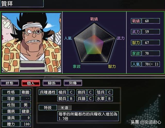 三国志11漫舞春秋冰山阵营有哪些武将（漫舞春秋冰山全武将一览）