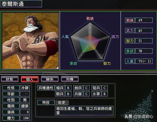 三国志11漫舞春秋冰山阵营有哪些武将（漫舞春秋冰山全武将一览）