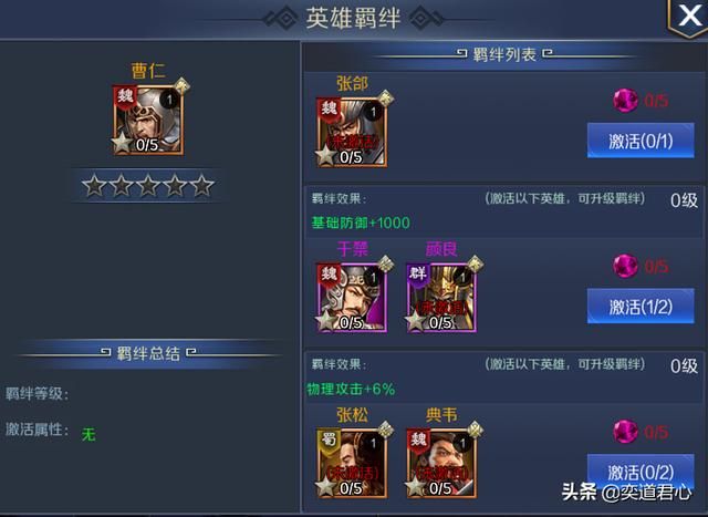 帝王之路曹仁英雄怎么样（曹仁属性战法英雄羁绊介绍）