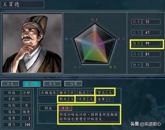 三国志11连环特技武将有哪些（各MOD九大连环武将盘点）