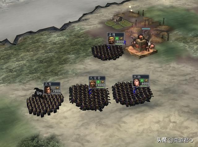 三国志11三英战吕布趣味玩法分享（各势力三英单挑吕布结果）