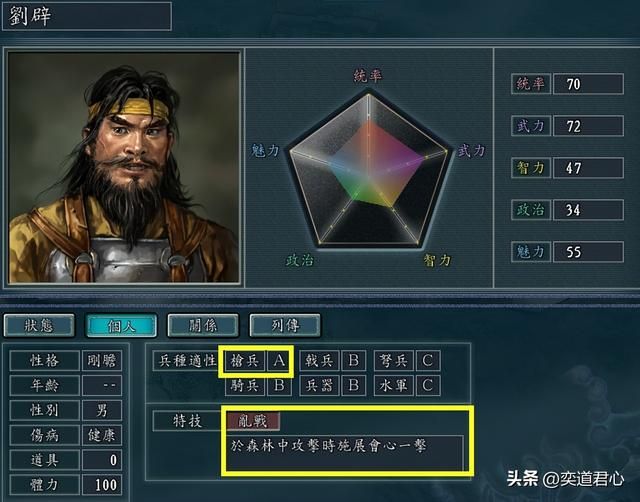 三国志11哪些没有S级兵种的武将值得练（值得培养的六个武将）
