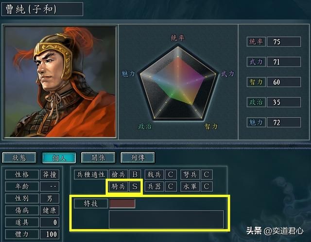 三国志11有哪些S级兵种冷门将领（被颜值耽误的六个S级兵种将领）