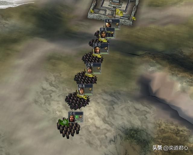 三国志11关羽单挑河北四庭柱谁会赢（河北四庭柱车轮战关羽单挑实况）