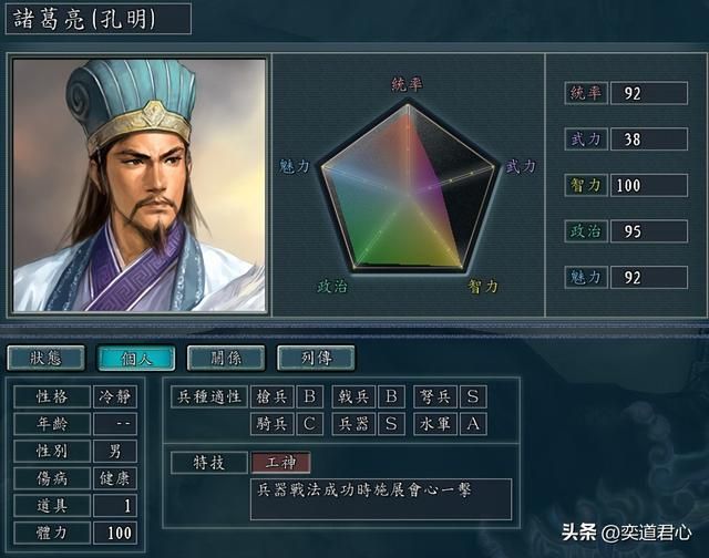 三国志11夫妇特技互换会怎样（九个换了老婆特技的名将评价）
