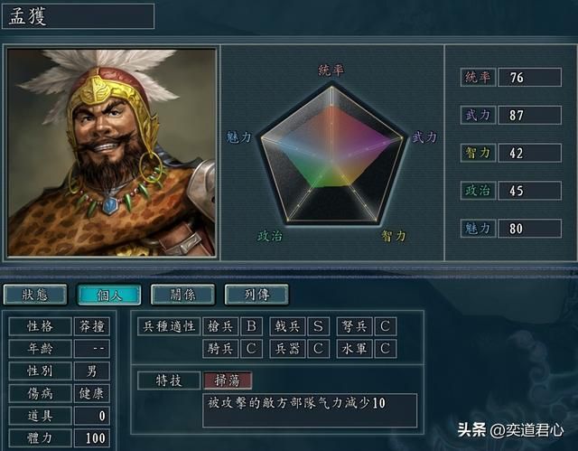 三国志11夫妇特技互换会怎样（九个换了老婆特技的名将评价）