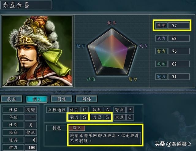 三国志11藤甲特技武将有哪些（各MOD九大藤甲武将盘点）