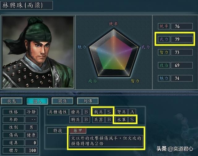 三国志11藤甲特技武将有哪些（各MOD九大藤甲武将盘点）