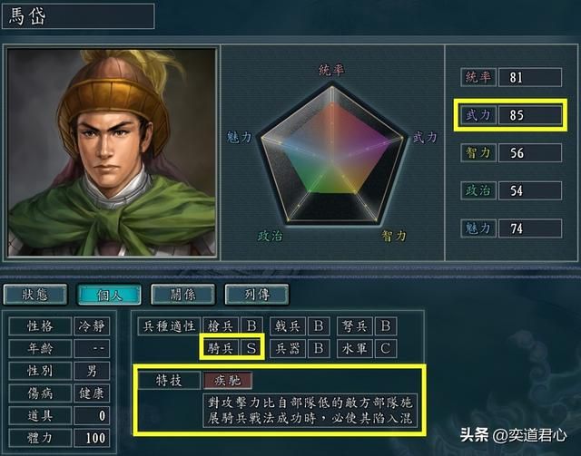 三国志11哪些武将特技该为疾驰（真正有资格搭配疾驰的九大猛将）