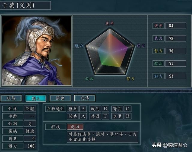 三国志11五子良将的特技为啥与史实不符（五子良将实际特技设想）
