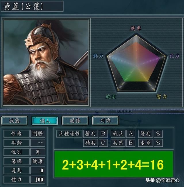 三国志11江东十二虎臣谁最会用兵（十二虎臣六大兵种总分排名）