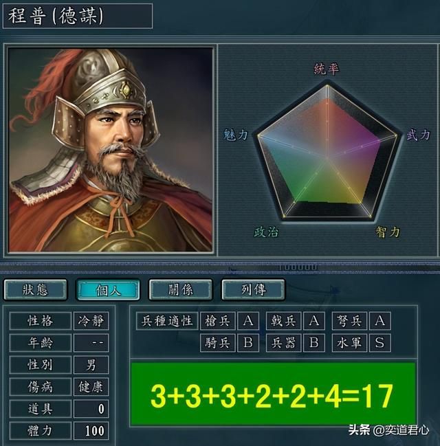 三国志11江东十二虎臣谁最会用兵（十二虎臣六大兵种总分排名）