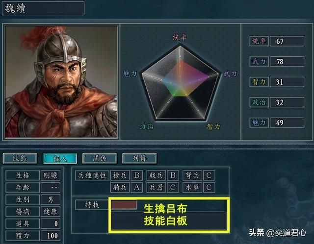 三国志11哪些立下汗马功劳的白板武将（六个被随意打发的武将）