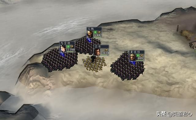 三国志11各种将字头特技三武将单挑吕布谁会赢（吕布单挑实况解说）