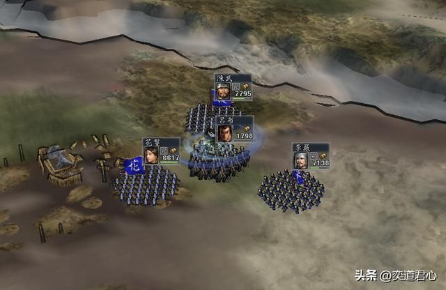 三国志11各种将字头特技三武将单挑吕布谁会赢（吕布单挑实况解说）