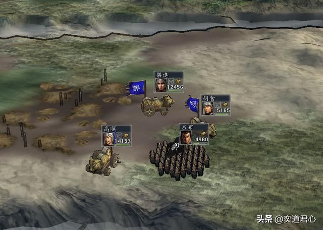 三国志11各种将字头特技三武将单挑吕布谁会赢（吕布单挑实况解说）