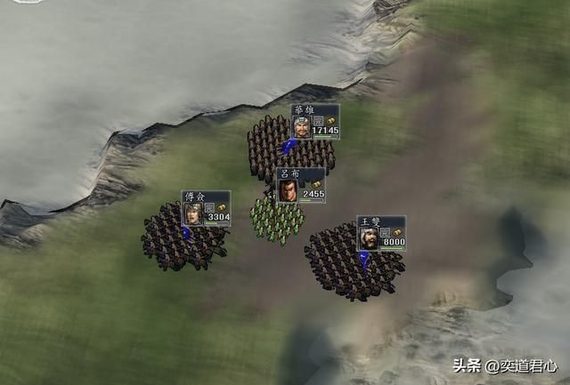 三国志11各种将字头特技三武将单挑吕布谁会赢（吕布单挑实况解说）