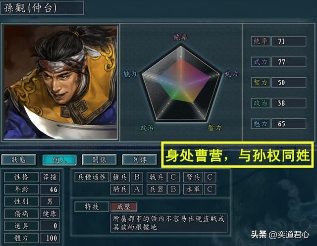 三国志11有哪些姓氏叛徒（六个与敌对君王同姓的武将一览）