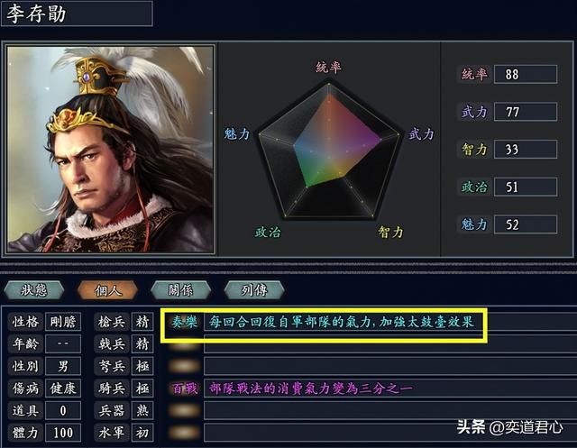 三国志11：这六种武将特技背后，实则暗含对该武将的嘲讽