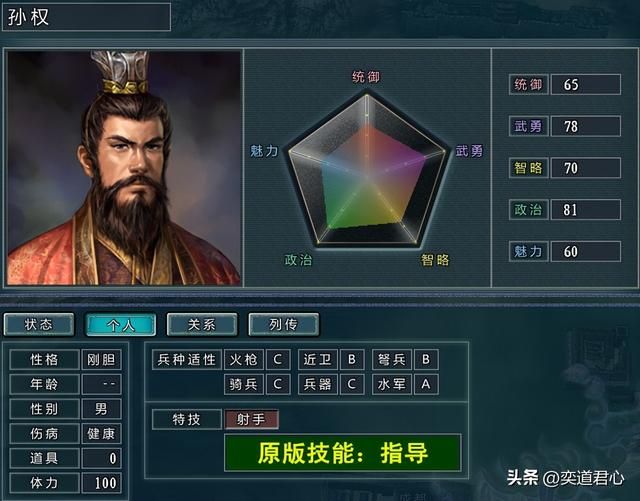 三国志11四海清一中三国名将能力如何（三国时期七位名将属性一览）