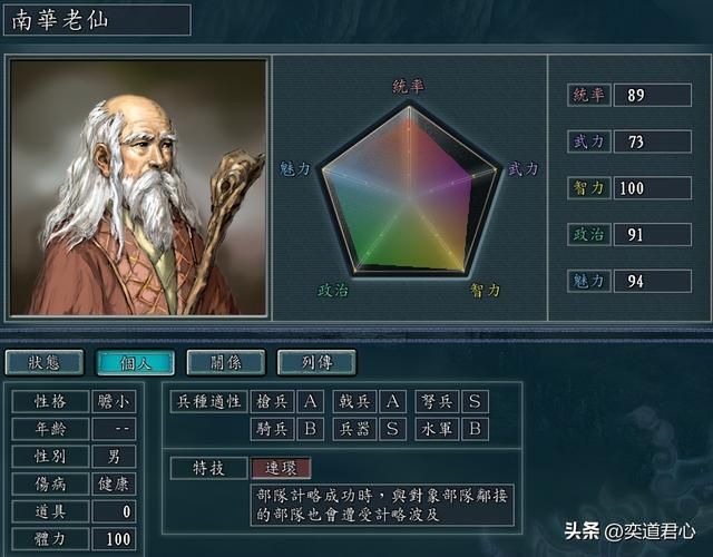 三国志11NPC乱舞左慈和南华老仙谁更厉害（神仙和隐士君主介绍）