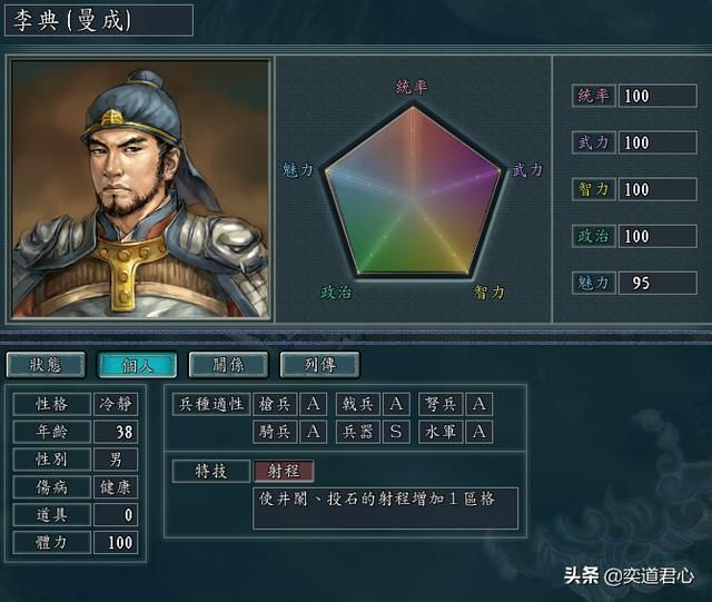 三国志11李姓武将谁最厉害（李姓武将的荣耀人物盘点）