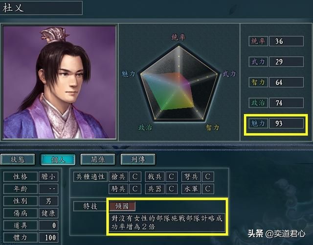 三国志11倾国特技武将有哪些（各MOD八大倾国武将盘点）